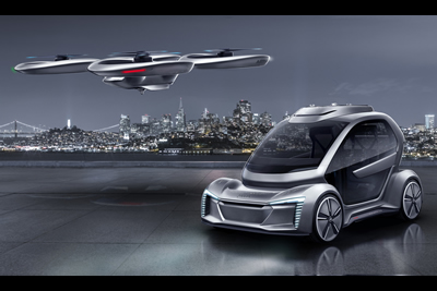 AUDI-ITAL DESIGN-AIRBUS PopUp Next autonomous Urban Shuttle 